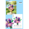 Fine bricks 26245 Lucky Lotus Xếp hình lắp ráp ghép mô hình chúc may mắn hoa sen