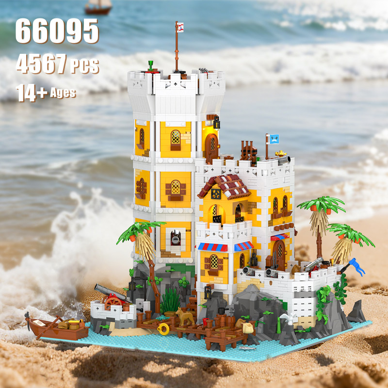 Xbert 66095 Sierra Madre Fortress Xếp hình lắp ráp ghép mô hình pháo đài biển