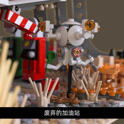 Xbert 66139 Xếp hình lắp ráp ghép mô hình Fallout: Nhà hàng tên lửa đỏ