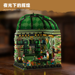 Xbert 66192 Common Room Xếp hình lắp ráp ghép mô hình Harry Potter: Phòng sinh hoạt chung của Slytherin