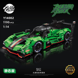 EIKEE Y14002 Xếp hình lắp ráp ghép mô hình Xe thể thao LE Le Mans, cơ khí chuồn chuồn 1:14