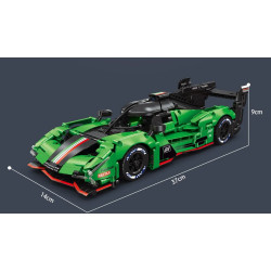 EIKEE Y14002 Xếp hình lắp ráp ghép mô hình Xe thể thao LE Le Mans, cơ khí chuồn chuồn 1:14
