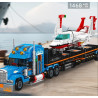 MouldKing 24090 Aircraft Transport Truck Xếp hình lắp ráp ghép mô hình Mini World: Xe tải vận chuyển máy bay