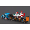 MouldKing 24090 Aircraft Transport Truck Xếp hình lắp ráp ghép mô hình Mini World: Xe tải vận chuyển máy bay