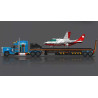 MouldKing 24090 Aircraft Transport Truck Xếp hình lắp ráp ghép mô hình Mini World: Xe tải vận chuyển máy bay
