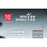 MouldKing 24090 Aircraft Transport Truck Xếp hình lắp ráp ghép mô hình Mini World: Xe tải vận chuyển máy bay