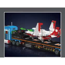 MouldKing 24090 Aircraft Transport Truck Xếp hình lắp ráp ghép mô hình Mini World: Xe tải vận chuyển máy bay