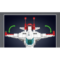 MouldKing 24090 Aircraft Transport Truck Xếp hình lắp ráp ghép mô hình Mini World: Xe tải vận chuyển máy bay