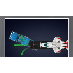 MouldKing 24090 Aircraft Transport Truck Xếp hình lắp ráp ghép mô hình Mini World: Xe tải vận chuyển máy bay