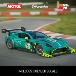 Mattel Brick Shop JLF51 Hot Wheels ’24 Aston Martin Vantage Gt3 Xếp hình lắp ráp ghép mô hình Elite Hot Wheels 24 Aston Martin Vantage GT3 1:16