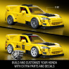 Mattel Brick Shop JFR88 Hot Wheels ’07 Honda S2000 Xếp hình lắp ráp ghép mô hình Hot Wheels Honda S2000 1:32