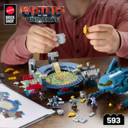 Mattel Brick Shop JMB30 Masters of the Universe Attack of the Collector Xếp hình lắp ráp ghép mô hình He-Man: Trận chiến của những người sưu tầm