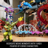 Mattel Brick Shop JNF83 Masters Of The Universe Eternia Flight Fight Xếp hình lắp ráp ghép mô hình He-Man: Trận chiến vĩnh cửu