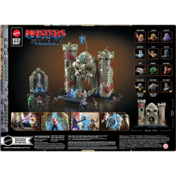 Mattel Brick Shop JMB32 Masters of the Universe Battle of Castle Grayskull Xếp hình lắp ráp ghép mô hình He-Man: Trận chiến vỏ xám