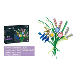 Fine bricks 26011 Sunny Day Bouquet Xếp hình lắp ráp ghép mô hình Bó hoa đầy nắng