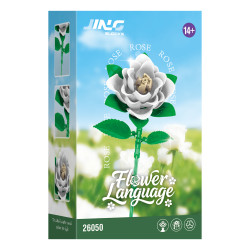 Fine bricks 26050 Flower Language Xếp hình lắp ráp ghép mô hình Ngôn ngữ hoa 9 kiểu: hoa huệ, hoa tulip, lục bình, hoa sen, hoa lan, hoa dâm bụt, hoa hướng dương, hoa hồng trắng, bạch dương đỏ bạc