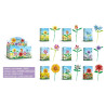 Fine bricks 26050 Flower Language Xếp hình lắp ráp ghép mô hình Ngôn ngữ hoa 9 kiểu: hoa huệ, hoa tulip, lục bình, hoa sen, hoa lan, hoa dâm bụt, hoa hướng dương, hoa hồng trắng, bạch dương đỏ bạc