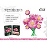 Fine bricks 26216 Pink Lotus Flower Xếp hình lắp ráp ghép mô hình Bó hoa bột