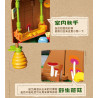 Wekki 518403 Xếp hình lắp ráp ghép mô hình Gấu Haunted: Hang Cây Gấu