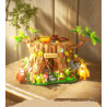 Wekki 518403 Xếp hình lắp ráp ghép mô hình Gấu Haunted: Hang Cây Gấu