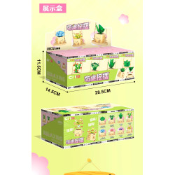 toy generation 8869 Xếp hình lắp ráp ghép mô hình Chậu Cây Đu Đưa Dễ Thương 8 Loại