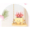 toy generation 8869 Xếp hình lắp ráp ghép mô hình Chậu Cây Đu Đưa Dễ Thương 8 Loại