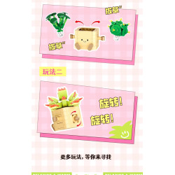 toy generation 8869 Xếp hình lắp ráp ghép mô hình Chậu Cây Đu Đưa Dễ Thương 8 Loại