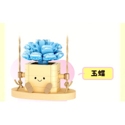 toy generation 8869 Xếp hình lắp ráp ghép mô hình Chậu Cây Đu Đưa Dễ Thương 8 Loại
