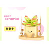 toy generation 8869 Xếp hình lắp ráp ghép mô hình Chậu Cây Đu Đưa Dễ Thương 8 Loại
