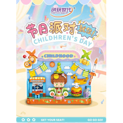 toy generation 36089 Xếp hình lắp ráp ghép mô hình Bữa tiệc chủ đề ngày thiếu nhi
