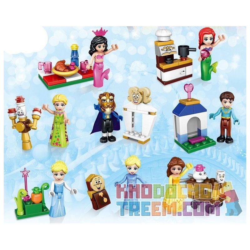 LELE 37006 non Lego 8 NHÂN VẬT bộ đồ chơi xếp lắp ráp ghép mô hình Friends Các Bạn Gái