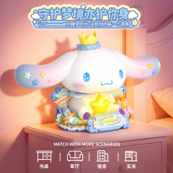TOP TOY TC1838 Cinnamoroll Xếp hình lắp ráp ghép mô hình Gia đình Sanrio: Chú chó tai to đang ngủ