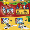 PRCK 61101 Xếp hình lắp ráp ghép mô hình Mecha chiến binh Titan 4 trong 1
