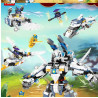 PRCK 61101 Xếp hình lắp ráp ghép mô hình Mecha chiến binh Titan 4 trong 1