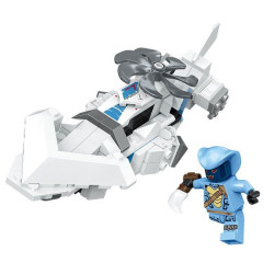 PRCK 61080 Xếp hình lắp ráp ghép mô hình Mecha chiến binh Titan 4 trong 1