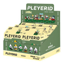 Pleyerid M38-P8099 Panda Xếp hình lắp ráp ghép mô hình 6 loại gấu trúc vui nhộn: gấu nhỏ vui tươi, gấu dễ thương nấu ăn, gấu ngốc nghếch chơi mực, gấu lười uống trà, gấu lười trèo tre và gấu càu nhàu đang tắm.
