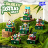 Pleyerid M38-P8099 Panda Xếp hình lắp ráp ghép mô hình 6 loại gấu trúc vui nhộn: gấu nhỏ vui tươi, gấu dễ thương nấu ăn, gấu ngốc nghếch chơi mực, gấu lười uống trà, gấu lười trèo tre và gấu càu nhàu đang tắm.