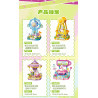 Mixue Ice City XWZB-25228 Xếp hình lắp ráp ghép mô hình Mixue Ice City Snow King Flower Paradise: Rainbow Spin Cup