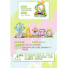 Mixue Ice City XWZB-25228 Xếp hình lắp ráp ghép mô hình Mixue Ice City Snow King Flower Paradise: Rainbow Spin Cup