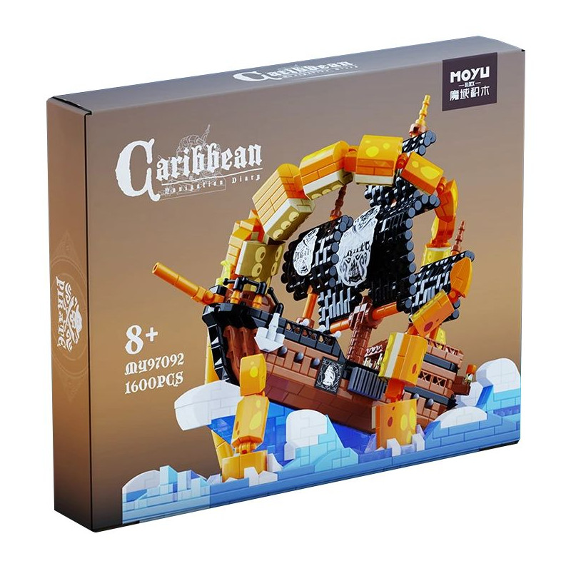 MOYU BLOCK MY97092 Garibbean Navigation Diary Xếp hình lắp ráp ghép mô hình Nhật ký hành trình Caribbean