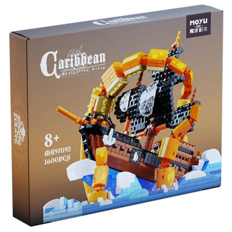 MOYU BLOCK MY97092 Garibbean Navigation Diary Xếp hình lắp ráp ghép mô hình Nhật ký hành trình Caribbean