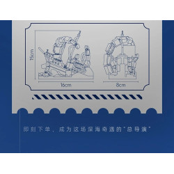 MOYU BLOCK MY97092 Garibbean Navigation Diary Xếp hình lắp ráp ghép mô hình Nhật ký hành trình Caribbean