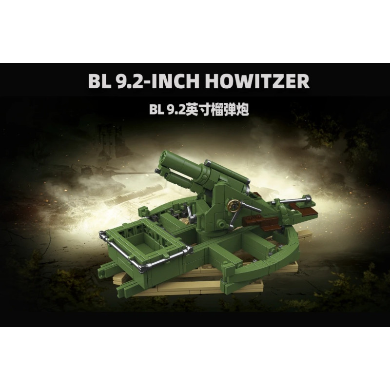 ThirdParty 300032 BL 9.2-Inch Howitzer Xếp hình lắp ráp ghép mô hình Pháo BL9.2 inch 1:35