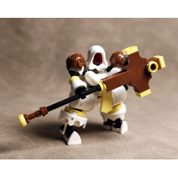 Onebrick OB-1003 Xếp hình lắp ráp ghép mô hình Linh mục Vatican phát sáng Mecha nhỏ