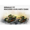 ThirdParty 300035 Renault FT Machine-Gun   Anti-Tank Xếp hình lắp ráp ghép mô hình Loại súng máy Renault FT, loại chống tăng Renault FT 1:35