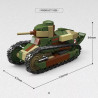 ThirdParty 300035 Renault FT Machine-Gun   Anti-Tank Xếp hình lắp ráp ghép mô hình Loại súng máy Renault FT, loại chống tăng Renault FT 1:35