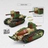 ThirdParty 300035 Renault FT Machine-Gun   Anti-Tank Xếp hình lắp ráp ghép mô hình Loại súng máy Renault FT, loại chống tăng Renault FT 1:35