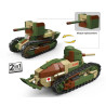 ThirdParty 300035 Renault FT Machine-Gun   Anti-Tank Xếp hình lắp ráp ghép mô hình Loại súng máy Renault FT, loại chống tăng Renault FT 1:35