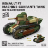 ThirdParty 300035 Renault FT Machine-Gun   Anti-Tank Xếp hình lắp ráp ghép mô hình Loại súng máy Renault FT, loại chống tăng Renault FT 1:35