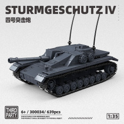 ThirdParty 300034 Sturmgeschutz IV Xếp hình lắp ráp ghép mô hình Súng tấn công số 4